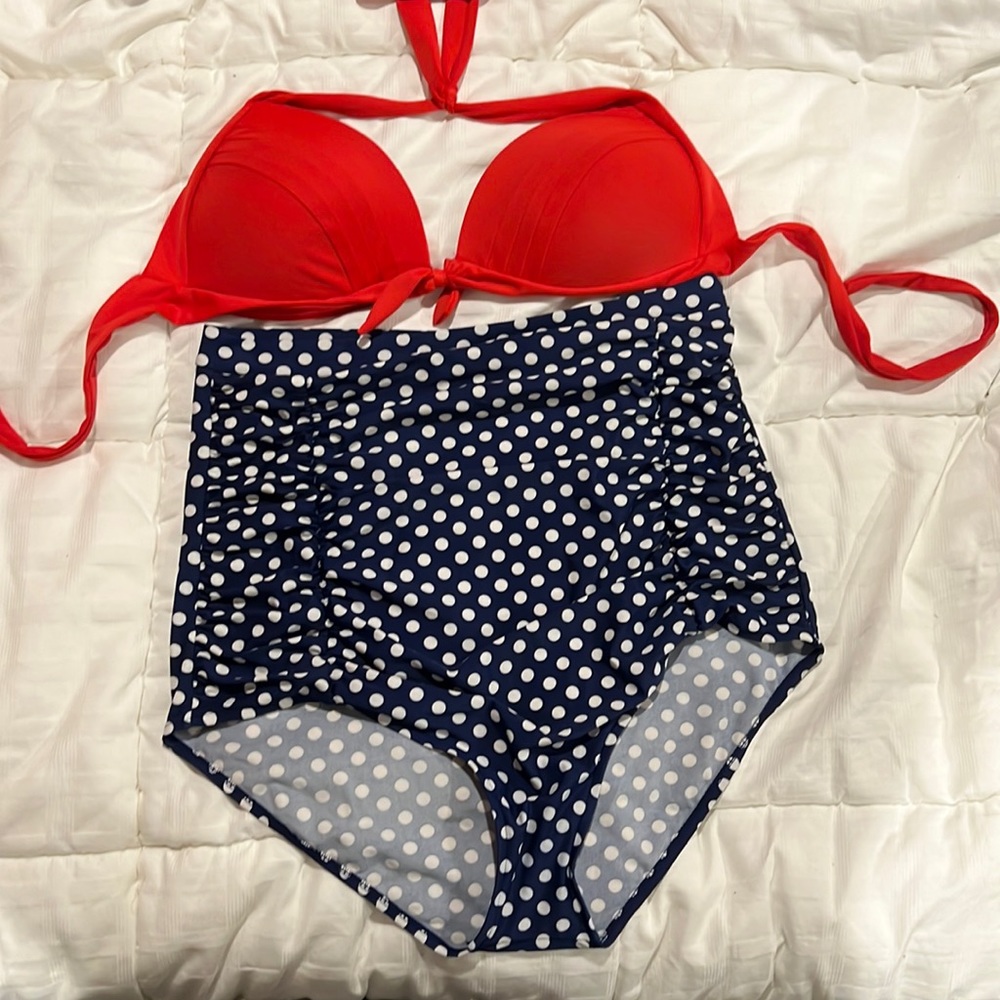 4xl(Chinese size) XL (American size) high waisted bikini